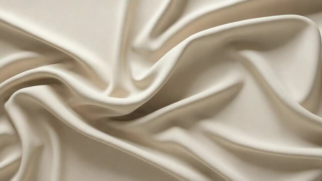 Beige fabric backdrop with soft folds