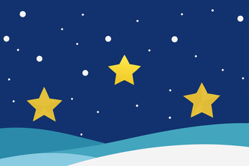 night sky with stars