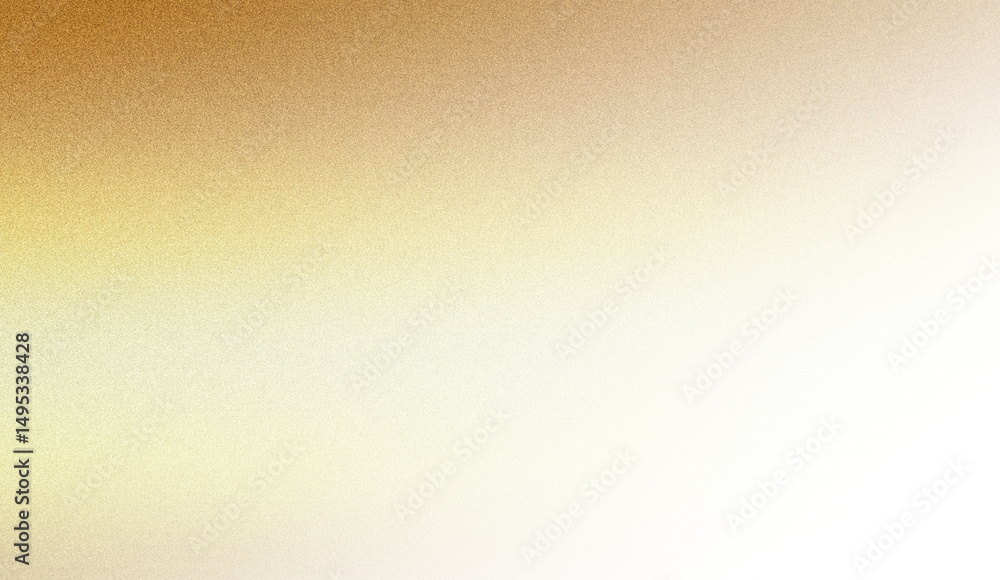 Poster abstract gold gradient background with black corner.