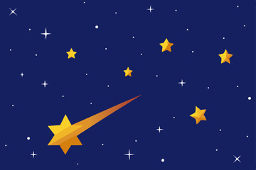 night sky with stars