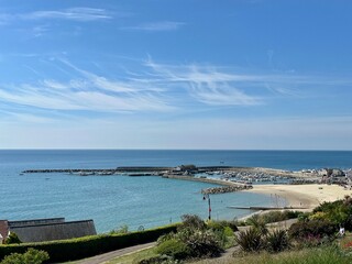 Lyme Regis landscape Dorset England 