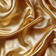 Rich gold silk fabric with elegant draping and subtle sheen creates a luxurious backdrop for various settings and events