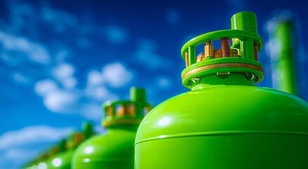 Compressed gas cylinders for industrial use, including oxygen, nitrogen, carbon dioxide, hydrogen, and argon, are utilized in welding applications