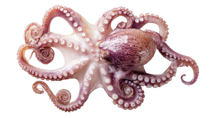 Obraz premium Octopus close up: An exquisite close-up captures the unique features of a single octopus, displaying its intricate body, captivating tentacles.