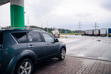 Petrol gas station