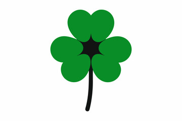 four leaf clover isolated