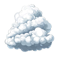 My very Simple flat 2D icon, cloud isolated on a white background, vector, flat design, animation design, simple flat 2D icon, minimalist design, vector design, eps format