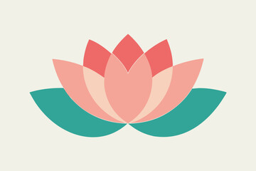 lotus flower vector illustration