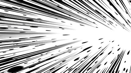 Obraz premium abstract Background of comic book action lines