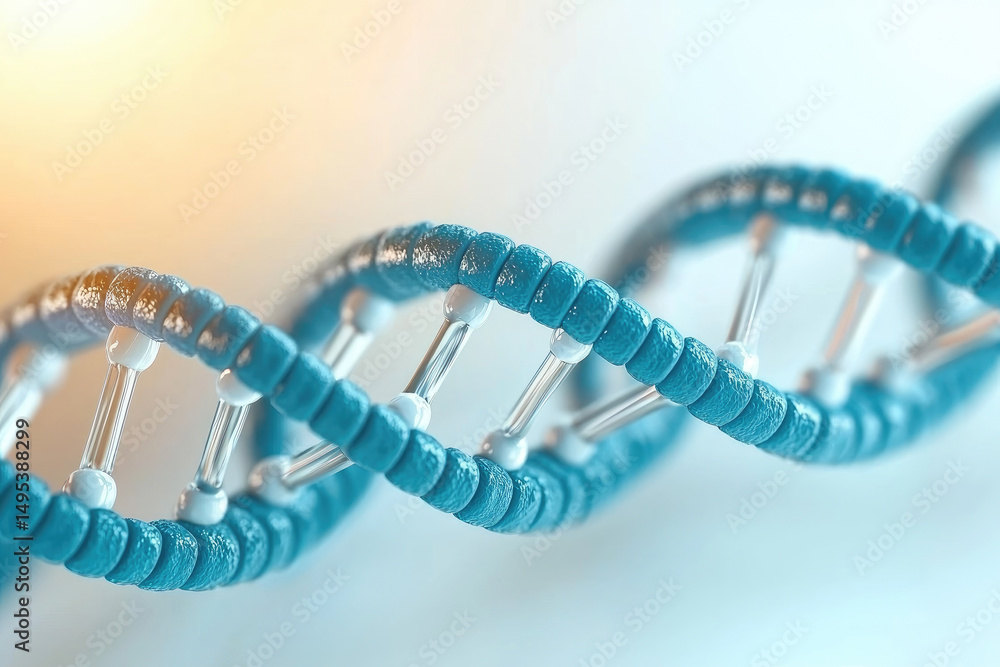 Poster exploring dna structure laboratory scientific image biochemical environment close-up view genetics c