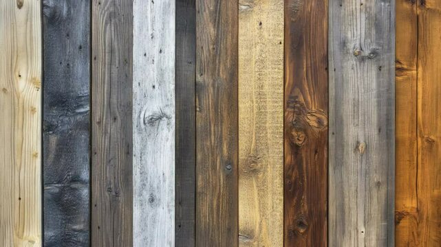 Colorful rustic wooden planks background texture