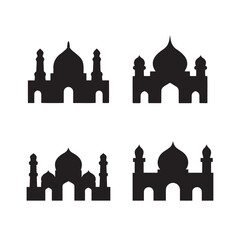 Masjid Icons for Islamic Website Design
