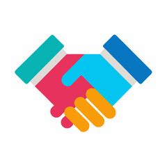 Fototapeta premium hand holding a colorful paper