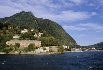 the village of Laveno by the Lake Maggiore, Lombardy, Italy