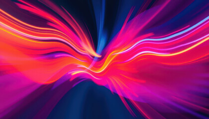 abstract background with glowing rays