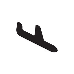Plane icon. Flight transport symbol. Airplane icon,  Victor illustration Eps 10.