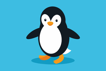 Obraz premium penguin on ice