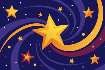 Naklejka premium night sky with stars