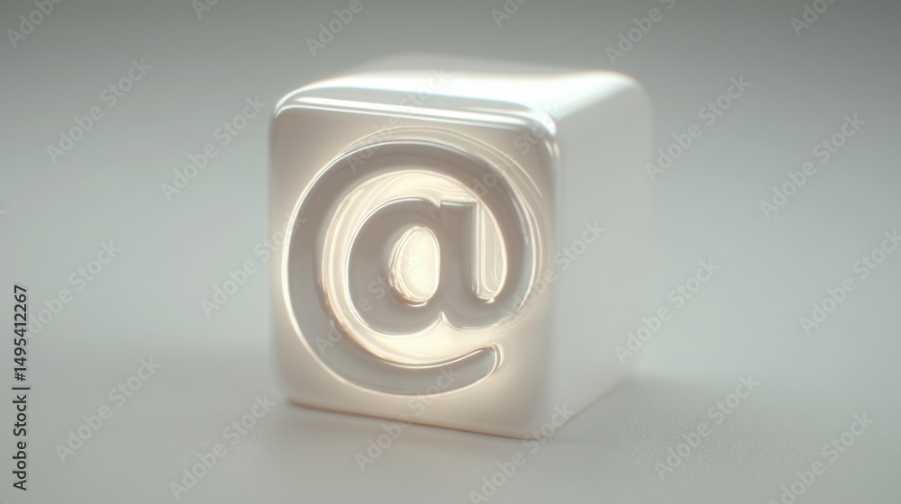 Poster simple white square object displaying minimalist design and versatile use in various creative and pr