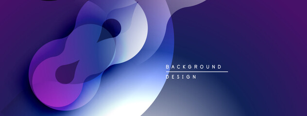 Abstract fluid shapes, purple hues blend into white. Modern design element for backgrounds, presentations. Smooth gradients create depth.