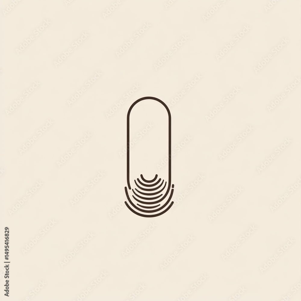 Poster abstract graphic design, minimalist shapes, vertical design element, possible for website background