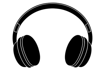 headphones isolated on white background