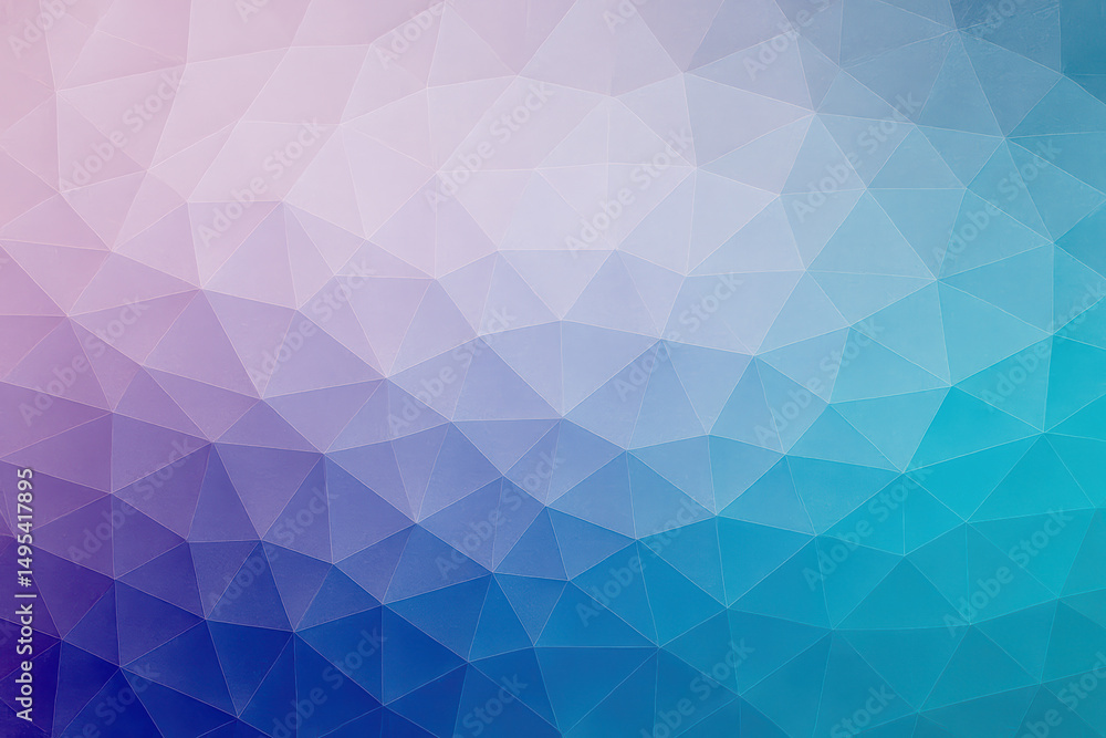 Poster this abstract geometric background symbolizes creativity and innovation through a soft gradient that