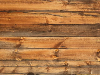 Old natural brown wood plank texture for vintage wooden wall and floor backgrounds