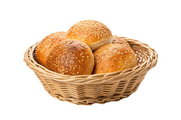 basket with bread