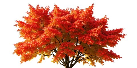 Striking Acer amplum subsp catalpifolium with Vibrant Foliage