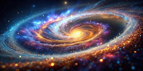 Cosmic Spiral Galaxy A Stunning Visual of Celestial Wonder