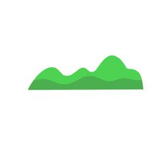 cartoon mountain hills