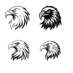 Egal black and white vector