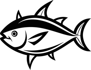 vector illustration of a fish