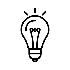 Icon of a Light Bulb