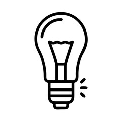 Icon of a Light Bulb
