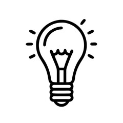 Icon of a Light Bulb