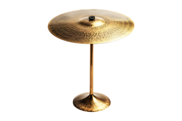 Cymbal on Stand isolated on transparent background