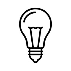 Obraz premium Icon of a Light Bulb