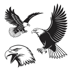 Egal black and white vector