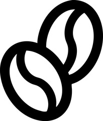 Coffee beans icon