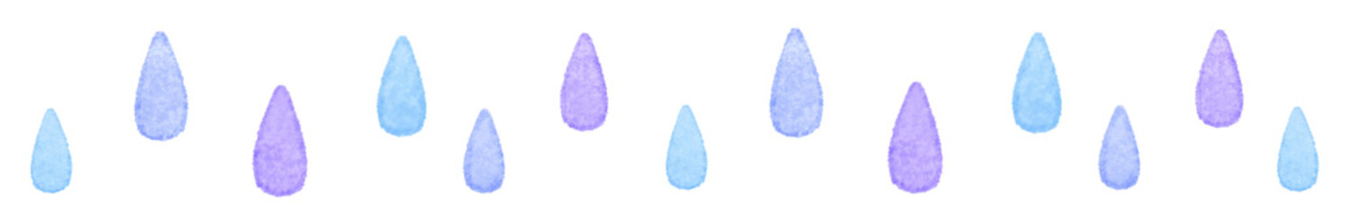 雨のライン素材