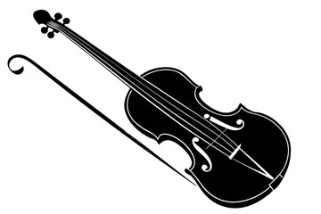 Obraz premium violin isolated on white