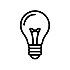 Icon of a Light Bulb