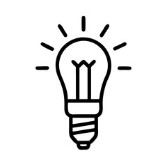 Icon of a Light Bulb