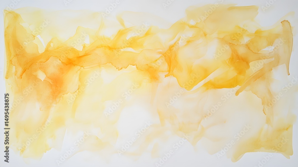 Poster large format abstract painting executed using watercolor techniques.