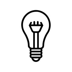 Icon of a Light Bulb