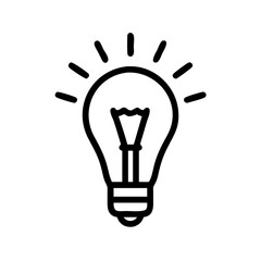 Icon of a Light Bulb