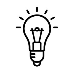 Icon of a Light Bulb