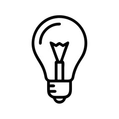 Icon of a Light Bulb